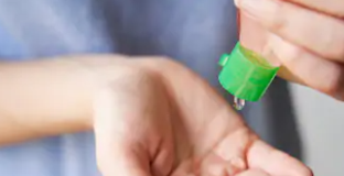 HAND WASHING WITH SANITIZER AND WATER